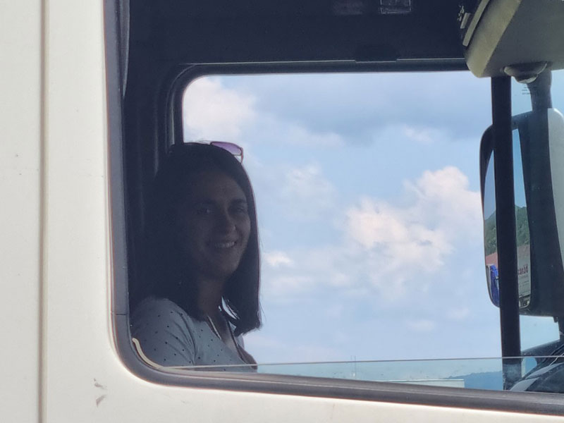 Jovana Berkov, the youngest lady driver