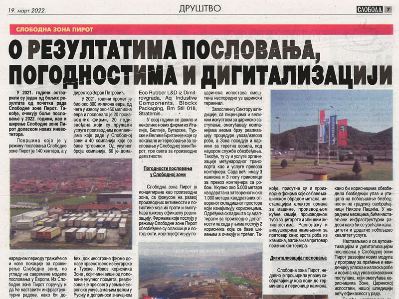 O rezultatima poslovanja, pogodnostima i digitalizaciji