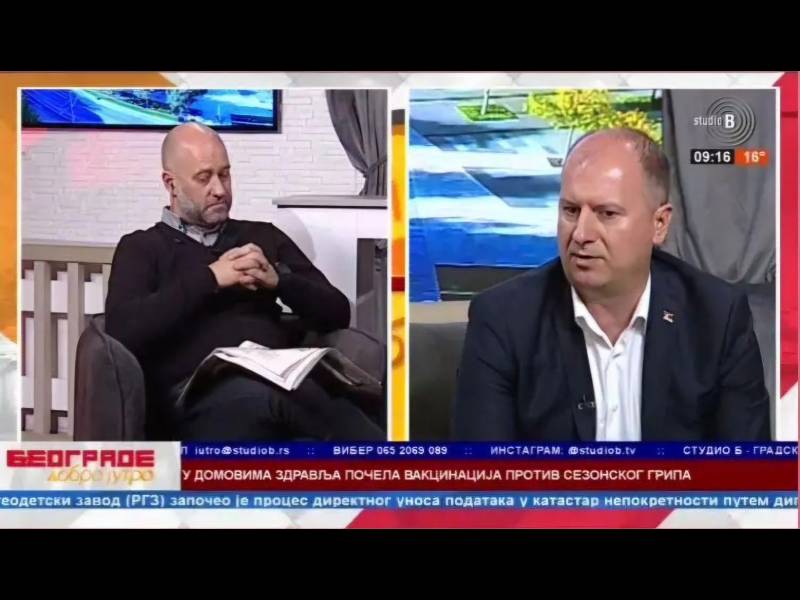 Gostovanje na televiziji "Studio B"
